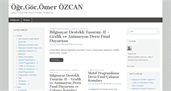 Desktop Screenshot of omerozcan.net